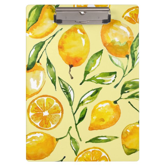 Porte-bloc Fruit de citron jaune | Porte - bloc de fruits (Devant)