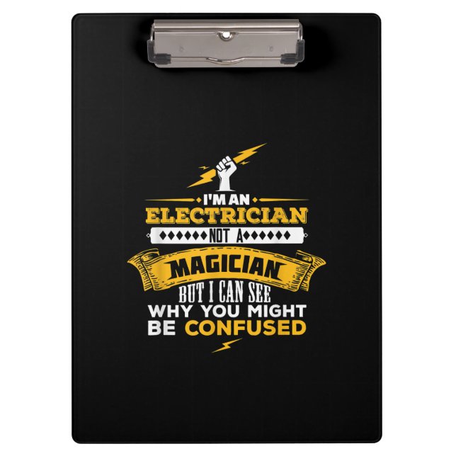 Porte-bloc Funny Lineman Cadeau Un Electricien (Devant)