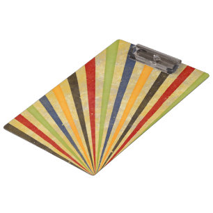 Porte-bloc Funny Retro Grunge Rays + votre idée