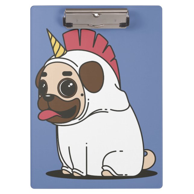 Porte-bloc Funny Unicorn - Doggycorn (Devant)