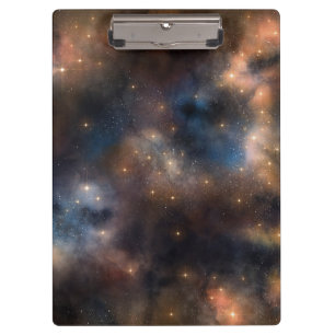 Porte-bloc Galaxie Etoilée Espace Bleu Noir Motif