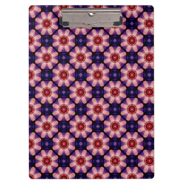 Porte-bloc Geometric Abstract Floral (Devant)