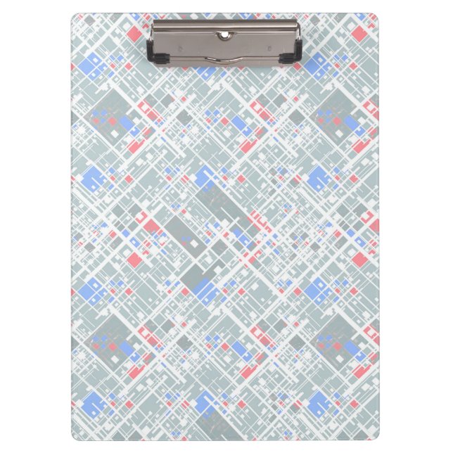 Porte-bloc Géométrie abstraite moderne. (Devant)