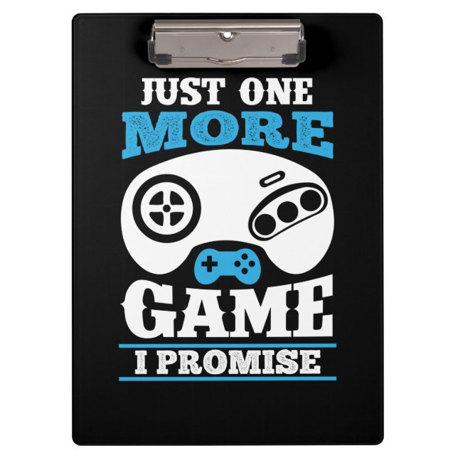 Porte-bloc Gift Gamer Juste Un Jeu De Plus Je Promets (Devant)