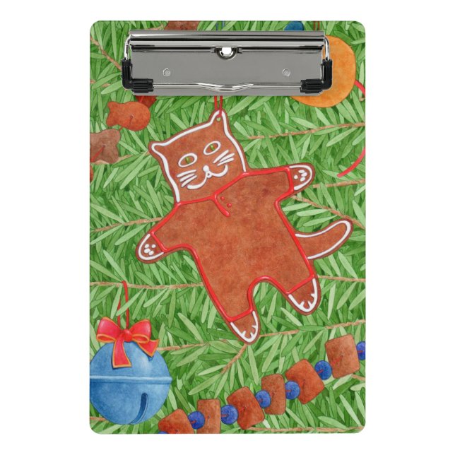 Porte-bloc GINGERBREAD KITTY Mini Porte - bloc (Devant)