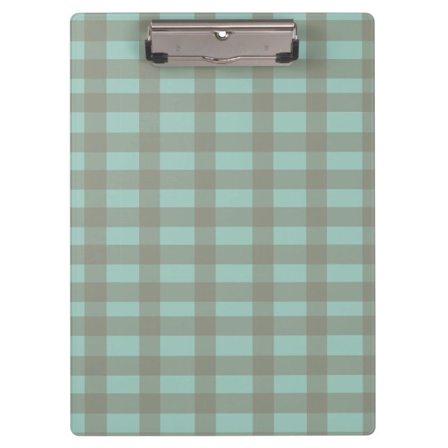 Porte-bloc Gingham vert (Devant)