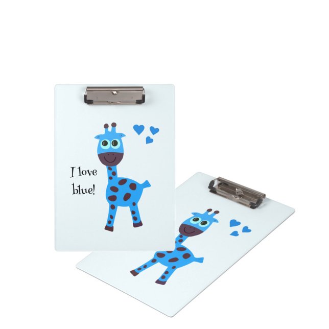 Porte-bloc Girafe bleue (Créateur téléchargé)
