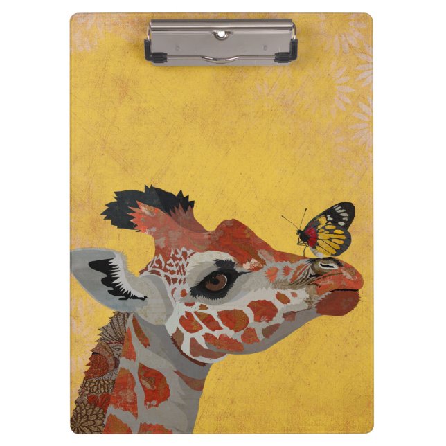 PORTE-BLOC GIRAFFE & PAPILLON (Devant)