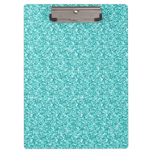 Porte-bloc Girly, parties scintillantes bleues d'Aqua