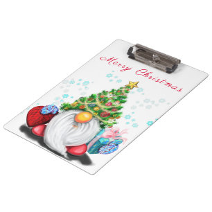 Porte-bloc Gnome de Noël mignonne avec Porte - bloc cadeau