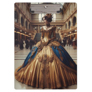 Porte-bloc Gold Princess Steampunk Victorian Industrial