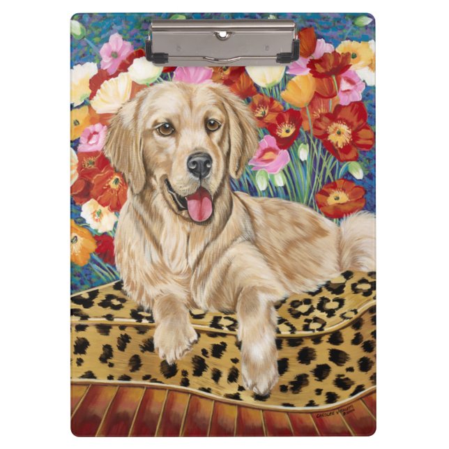 Porte-bloc Golden Boy Retriever (Devant)