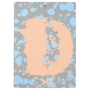 Porte-bloc Graffiti Art Peinture à motifs noir et bleu des an