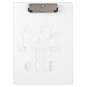 Porte-bloc Grand-mère mon petit-fils a un cadeau de golf