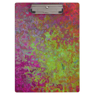 Porte-bloc Gras, Coloré, Peinture à rayures, Grunge Abstrait