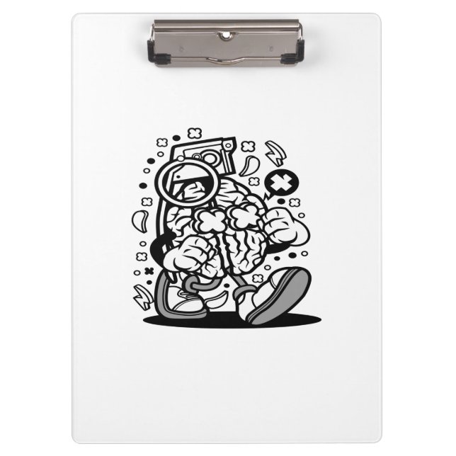 Porte-bloc Grenade brain (Devant)