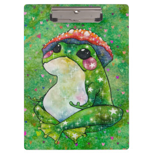Porte-bloc Grenouille nommée Clover