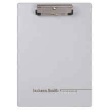 Gris brun moderne minimaliste nom personnalisé