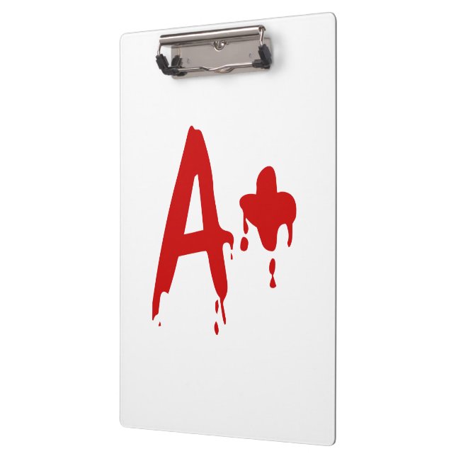 Porte-bloc Groupe sanguin A+ Positif #Hôpital d'horreur (Gauche)