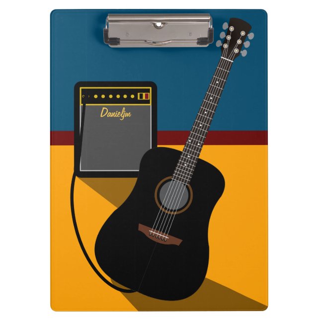 Porte-bloc Guitare (Devant)