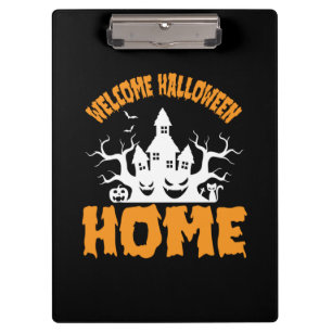 Porte-bloc Halloween Bienvenue Halloween Accueil Anniversaire