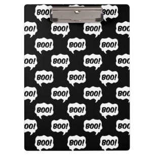 Porte-bloc Halloween Boo Discours Bubble Motif Porte - bloc