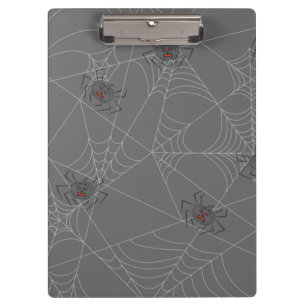 Porte-bloc Halloween spiders web and pumpkins