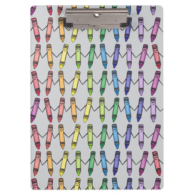 Porte-bloc Happy Crayons Porte - bloc Motif (Devant)