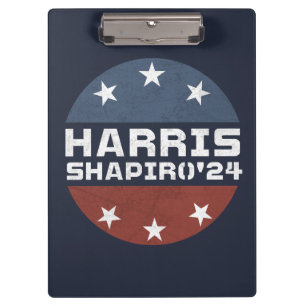 Porte-bloc Harris Shapiro 2024 Vintage rouge bleu