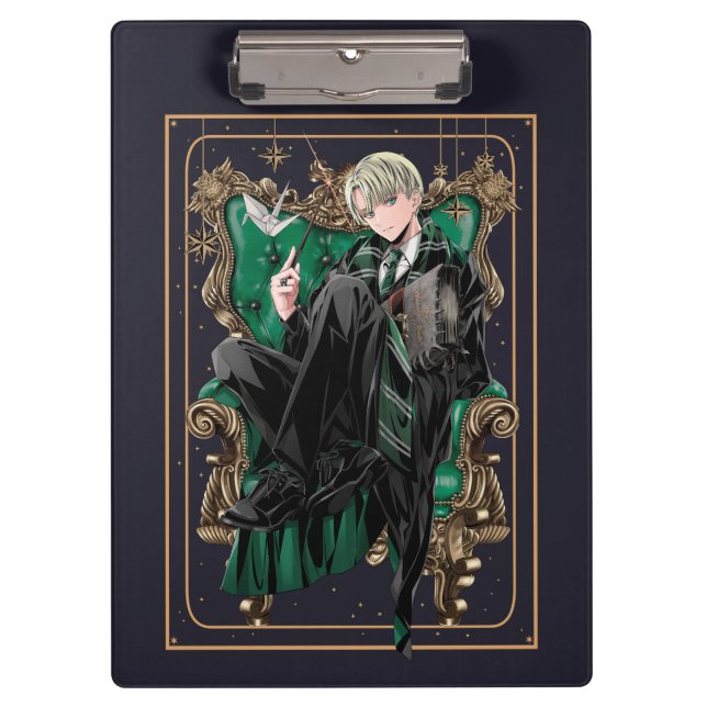 Porte-bloc HARRY POTTER™ | Anime Draco Malfoy Assis (Devant)