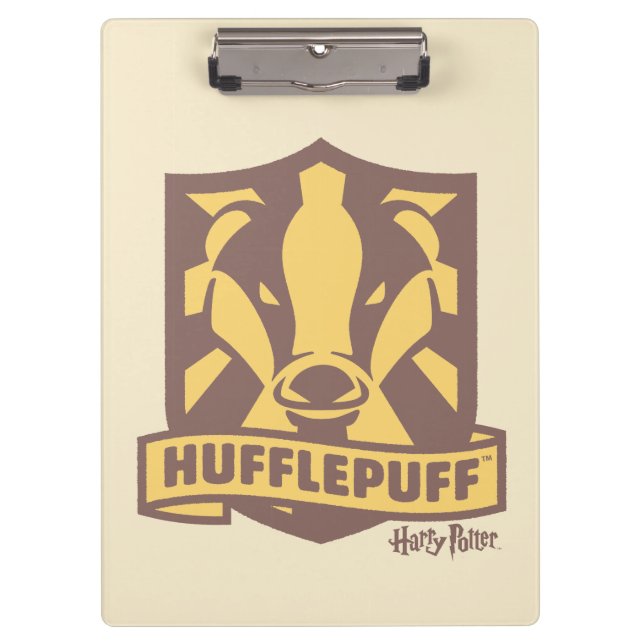 Porte-bloc HARRY POTTER™ | Été Magique HUFFLEPUFF™ Crest (Devant)