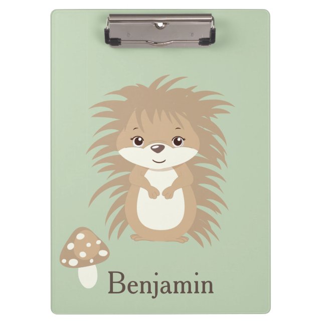 Porte-bloc Hedgehog Woodland Animal (Devant)