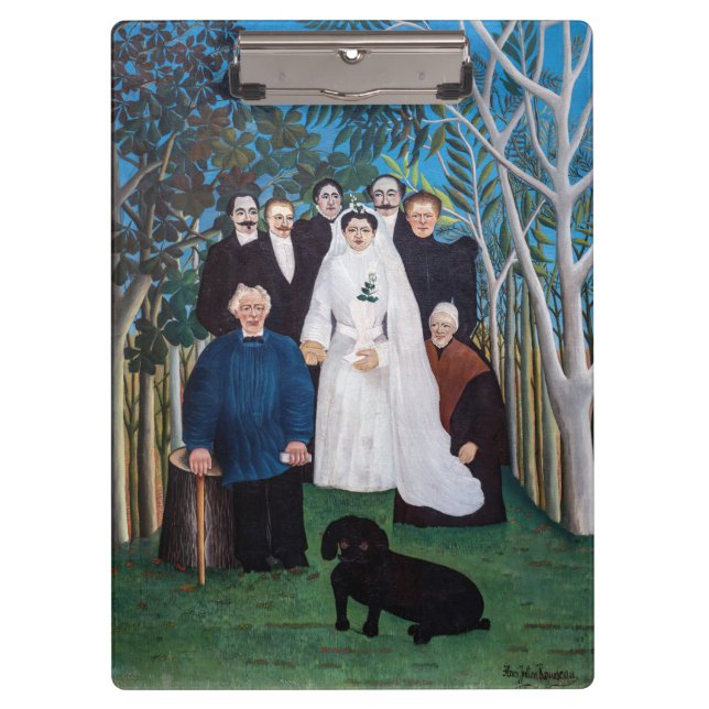 Porte-bloc Henri Rousseau - La fête de mariage (Devant)