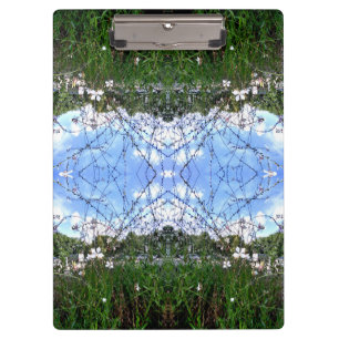 Porte-bloc Herbe Verte Ciel Bleu