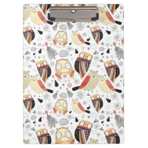 Porte-bloc Hibou drôle de texture