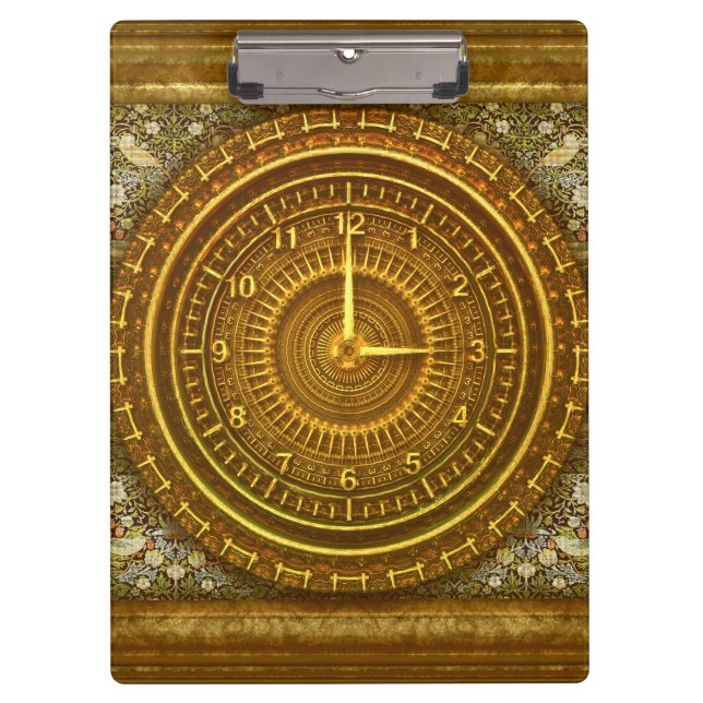 Porte-bloc Horloge baroque victorienne (Devant)