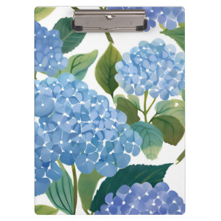 Porte-bloc Hortensias bleus | Beau buisson floral