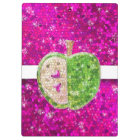 Hot rose Neon Green Enseignants Apple Nom de la cl