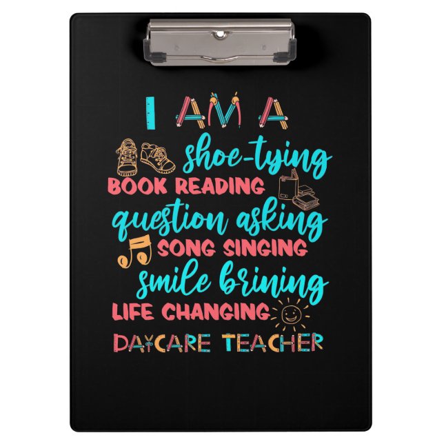 Porte-bloc I Am A Daycare Teacher (Devant)