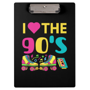 Porte-bloc I Heart Le 90 S, vintage rétro 90s tenue