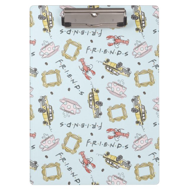 Porte-bloc Icônes d'aquarelle AMIS™ Motif (Devant)