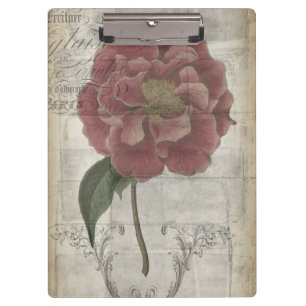 Porte-bloc III floral français
