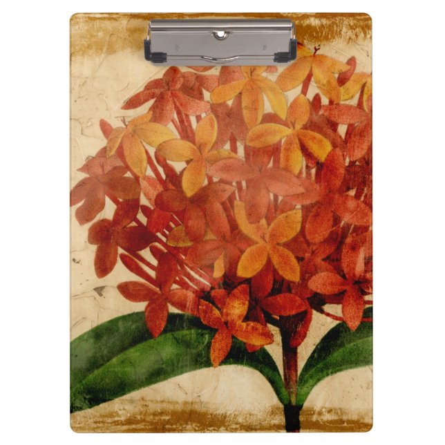 Porte-bloc III floral vibrant (Devant)