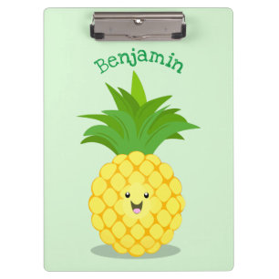 Porte-bloc Illustration d'ananas mignon
