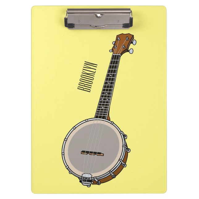 Porte-bloc Illustration de Banjo (Devant)