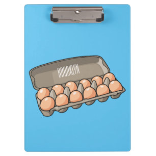 Porte-bloc Illustration de carton d'oeufs