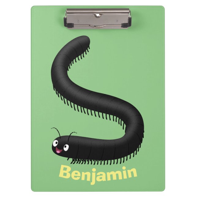 Porte-bloc Illustration de dessin mignon millipede (Devant)