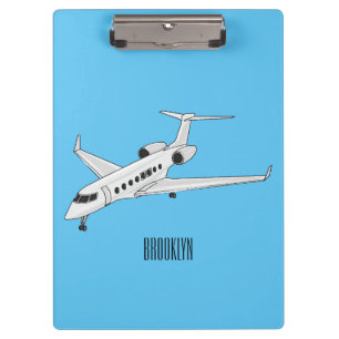 Porte-bloc Illustration de jet privé