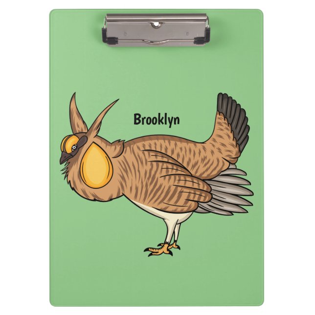 Porte-bloc Illustration de la bande dessinée de poulet de pra (Devant)