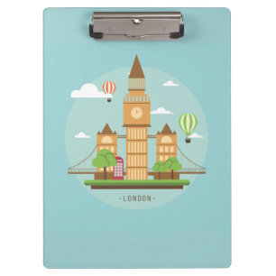 Porte-bloc Illustration de Londres City